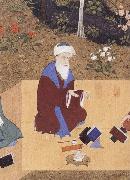 unknow artist The Poet Nizami sits in the highest rank among the great Persian poets of the past France oil painting artist